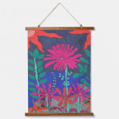 花園の夜景 吊り下げ型タペストリー (正面)