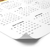 花園の女の子ブックスラビット2025カレンダー ポスター (角)