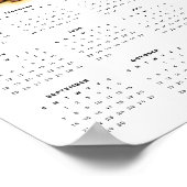 花園の女の子ラビ読ツ2025カレンダー ポスター (角)