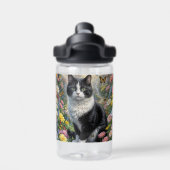 花園の子猫 ウォーターボトル (背面)