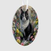 花園の子猫 オーナメント (正面)