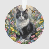 花園の子猫 オーナメント (正面)