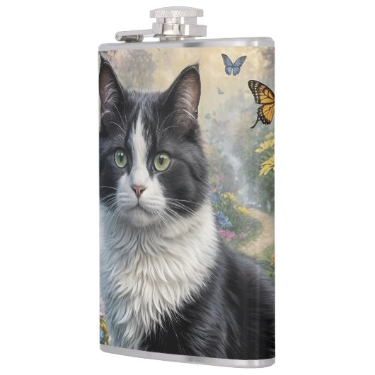 花園の子猫 フラスク (左)