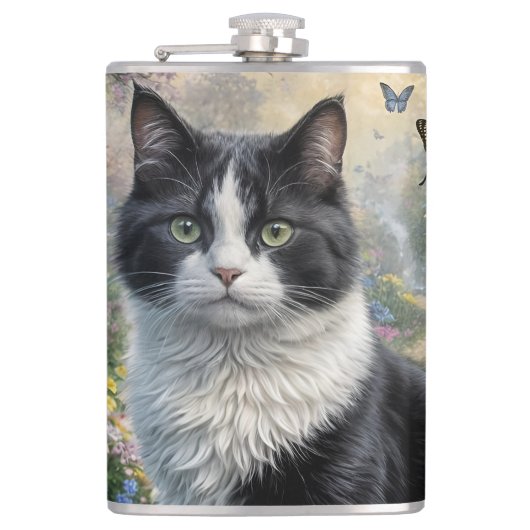 花園の子猫 フラスク (正面)