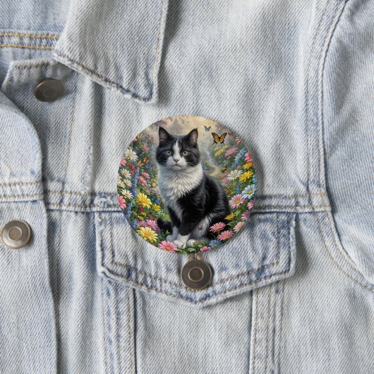 花園の子猫 缶バッジ (インサイチュ)