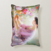 花園の少女 アクセントクッション (正面(垂直))