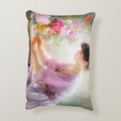 花園の少女 アクセントクッション (裏面(縦))