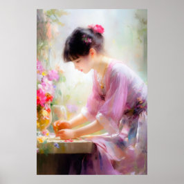 花園の少女 ポスター