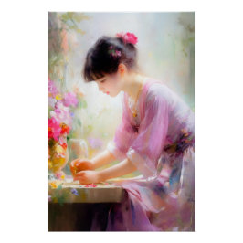 花園の少女 ポスター