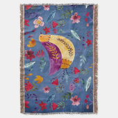 花園の最初の鳥 スローブランケット (正面縦)