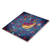 花園の最初の鳥 タイル (側面)