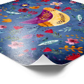 花園の最初の鳥 フォトプリント            (角)