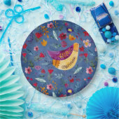 花園の最初の鳥 ペーパープレート (パーティー)