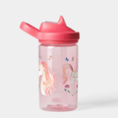 花園の水瓶にピンクのユニコーン ウォーターボトル (右面)