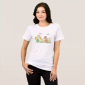花園の犬 トライブレンドＴシャツ (正面全面)