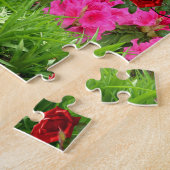 花園の生姜の子猫 ジグソーパズル (側面)