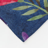 花園の生意気な猫 フリースブランケット (角)