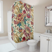花園の装飾的な目を引く シャワーカーテン (インサイチュ)