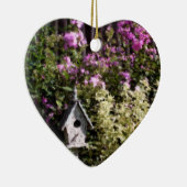 花園の鳥の家のオーナメント セラミックオーナメント (右)