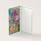 花園の鳥カード (内部)