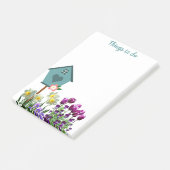 花園の鳥小屋やることリスト ポストイット (アングル)