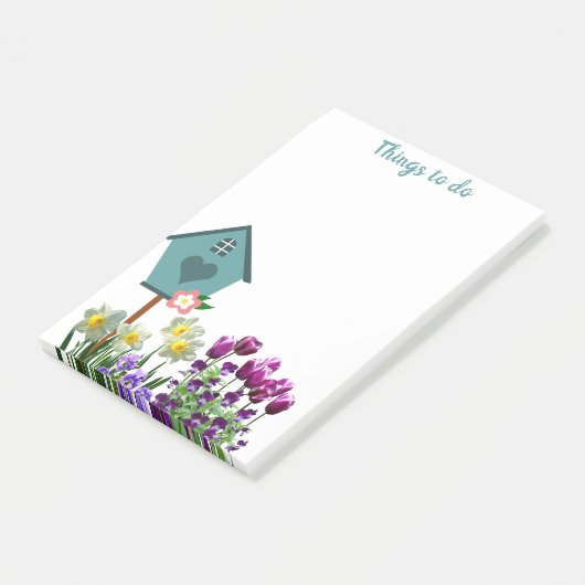 花園の鳥小屋やることリスト ポストイット (アングル)