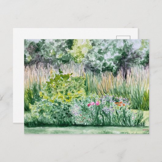 花園はがき ポストカード (正面/裏面)