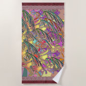 花園ギフト ビーチタオル (正面)