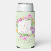 花園グリーン モノグラム スリム缶クーラー (Seltzer裏面)