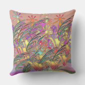 花園スタイルのスロー枕 アウトドアクッション (裏面)