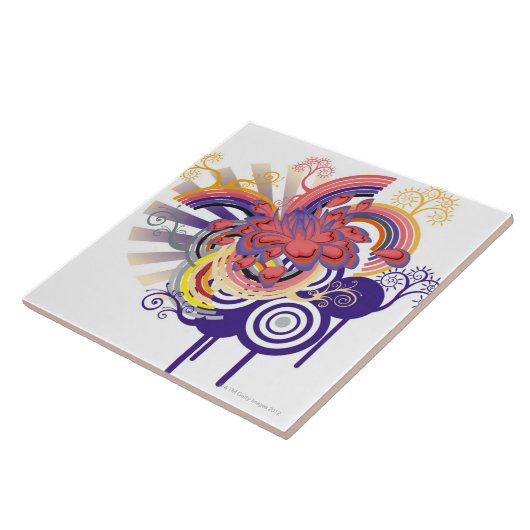 花園パターン タイル (側面)