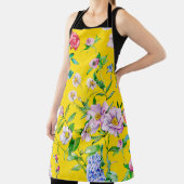 花園水彩イラストレーション エプロン (インサイチュ)