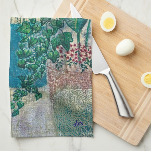 花園 キッチンタオル (四つ折り)