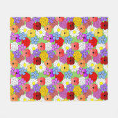 花園 フリースブランケット (正面(横))