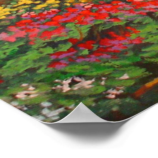 花園。 ポスター (角)