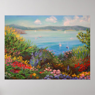 花園。 ポスター