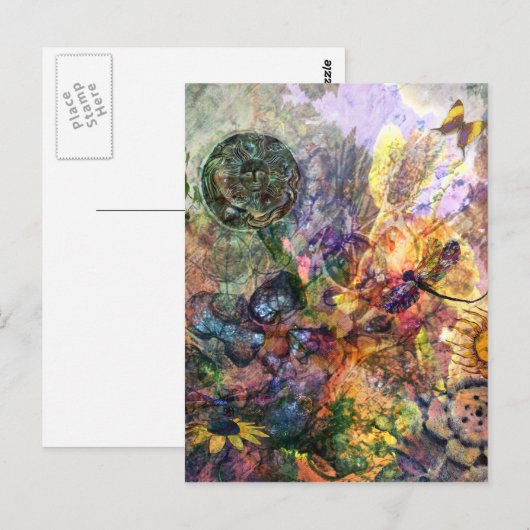 花園 ポストカード (正面/裏面)