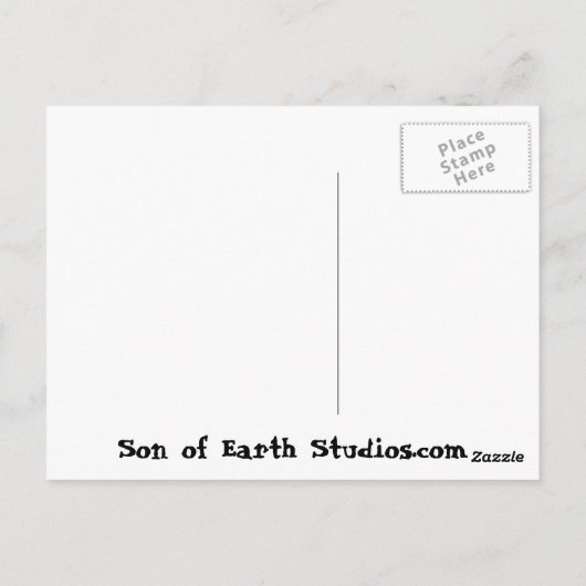 花園 ポストカード (裏面)