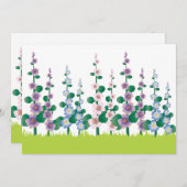 花園 マザーズデーの招待状 招待状 (正面/裏面)