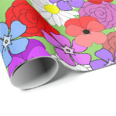 花園 ラッピングペーパー (ロールコーナー)