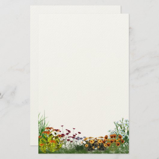 花園 便箋 (正面/裏面)