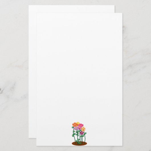 花園 便箋 (正面/裏面)