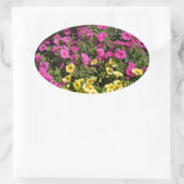 花園 楕円形シール (バッグ)