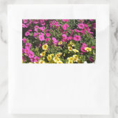 花園 長方形シール (バッグ)