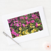 花園 長方形シール (封筒)