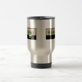 花型女性歌手のおてんば娘の公式のくもの巣のロゴ トラベルマグ (中央)