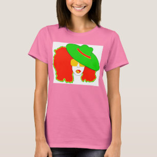 花型女性歌手のための Tシャツ