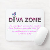 花型女性歌手のマウスパッド マウスパッド (マウス)