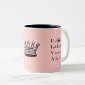 花型女性歌手のマグ ツートーンマグカップ (正面右)