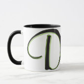 花型女性歌手のマグ マグカップ (左)